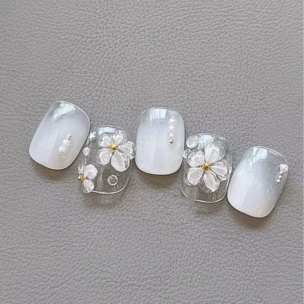 Autocollants pour ongles à cinq pétales