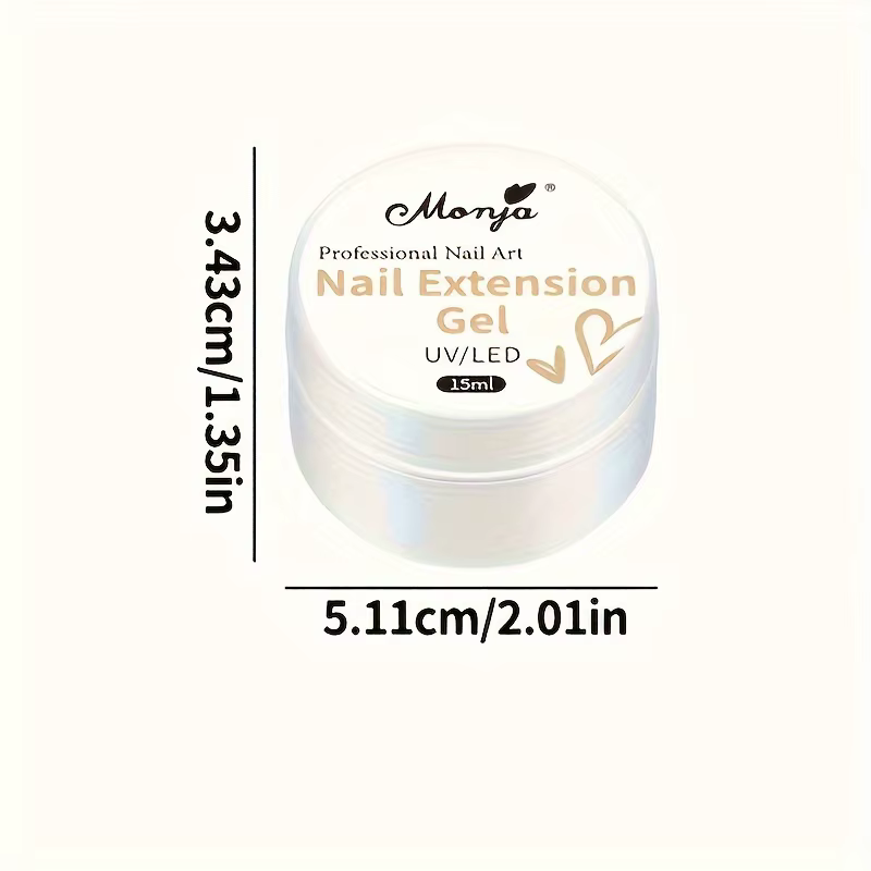 Gel brillant étendu, construible