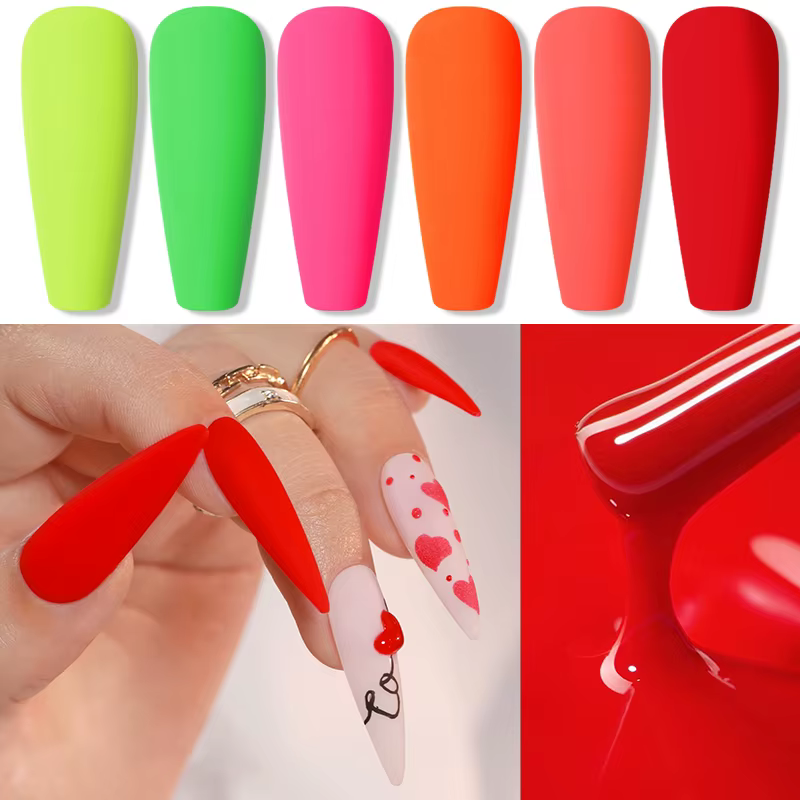 AWStorG Vernis à ongles gel fluorescent 5ml – Bleu vif