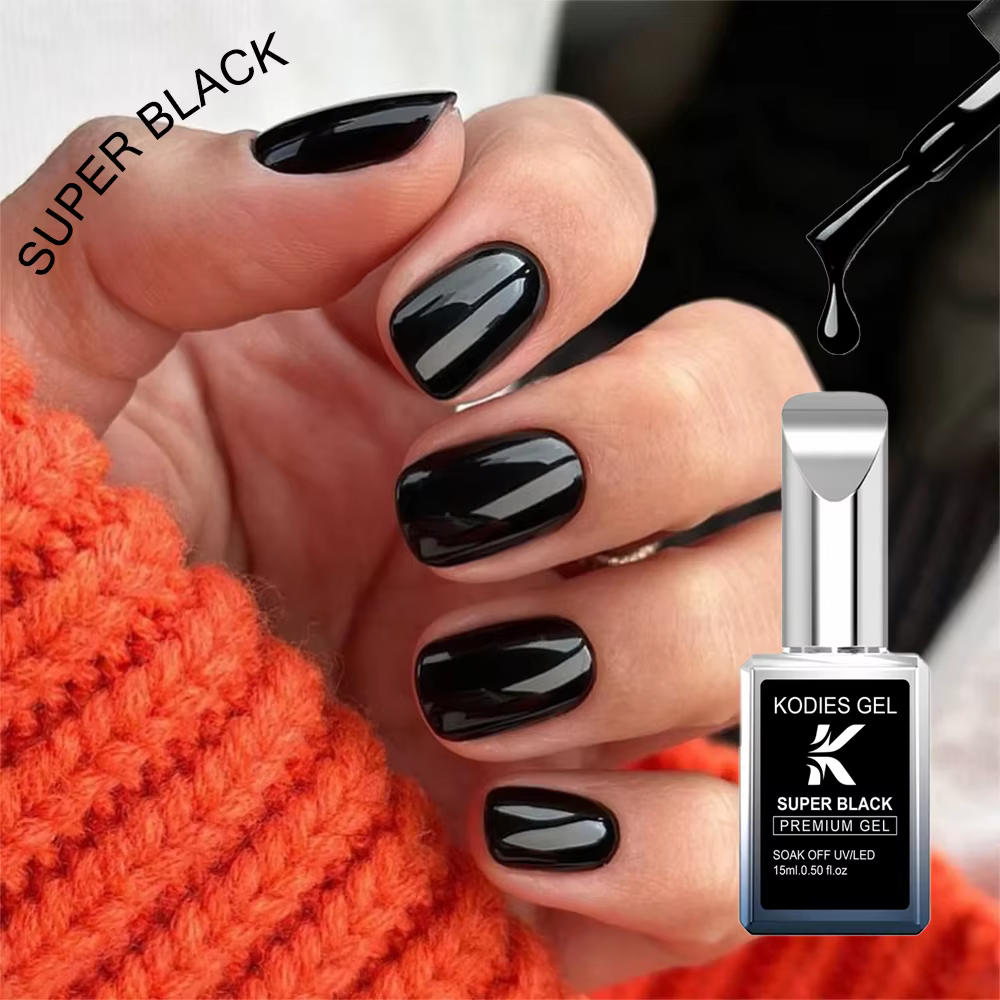 Vernis à ongles en gel KODIES GEL Super Black