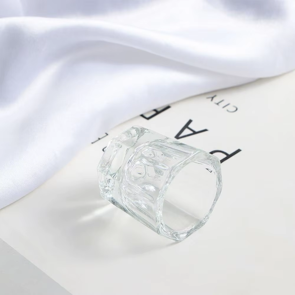 Récipient Octogonal en Verre pour Liquide