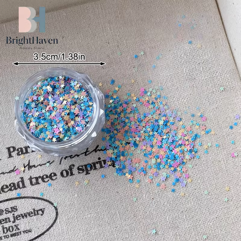 Paillettes pour ongles en forme d'étoile