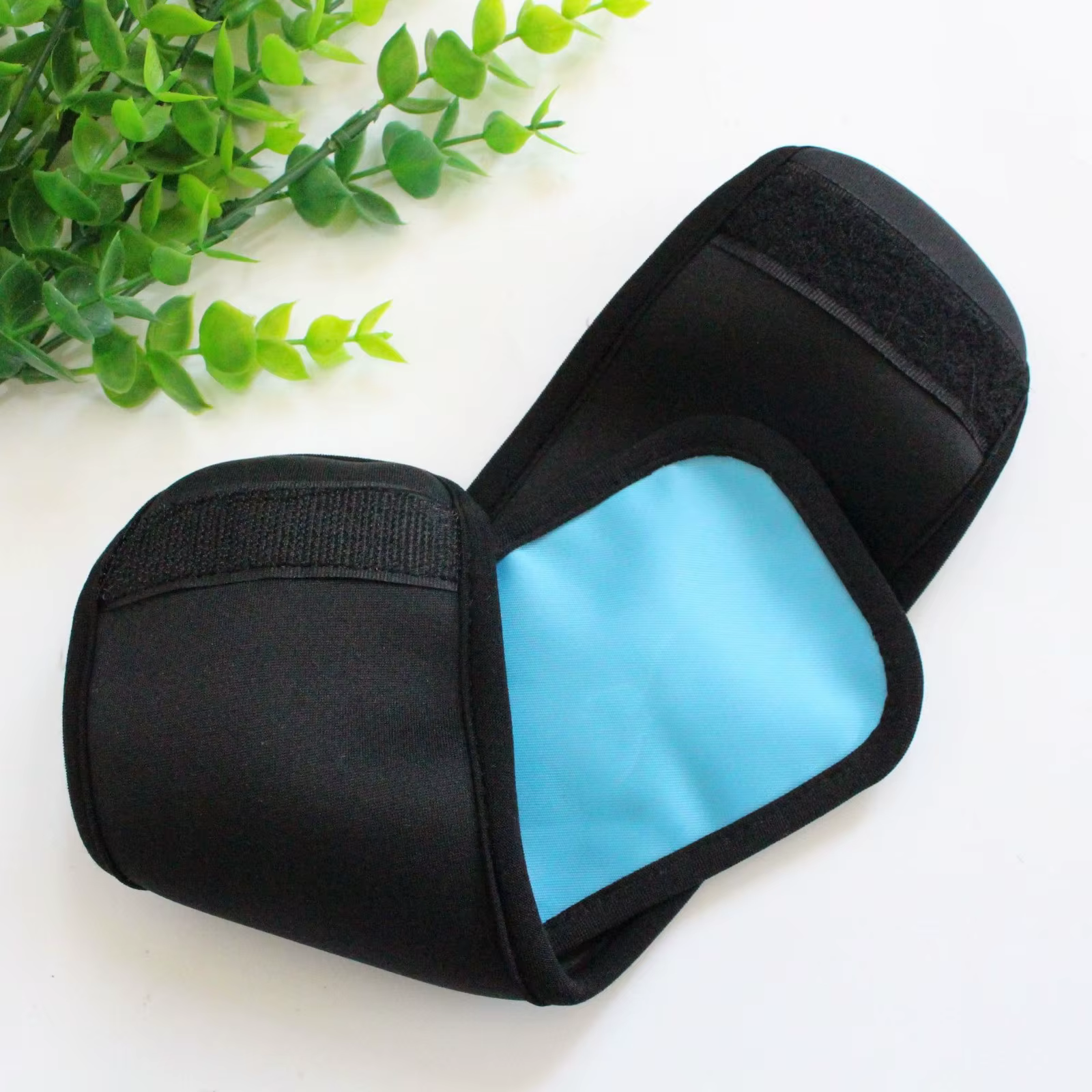 Sac de glace noir réutilisable pour les blessures, sangle en Gel, soulagement des mains, des pieds, des poignets, des coudes, thérapie chaude et froide, soulagement de la douleur, paquet de glace 10ML