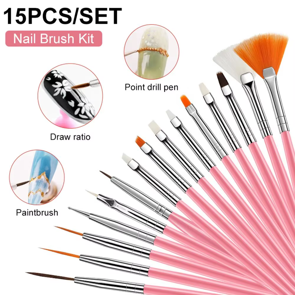 Manucure avec UV Lampe et Ongles Perceuse Glitter Poudre Kit pour Acrylique