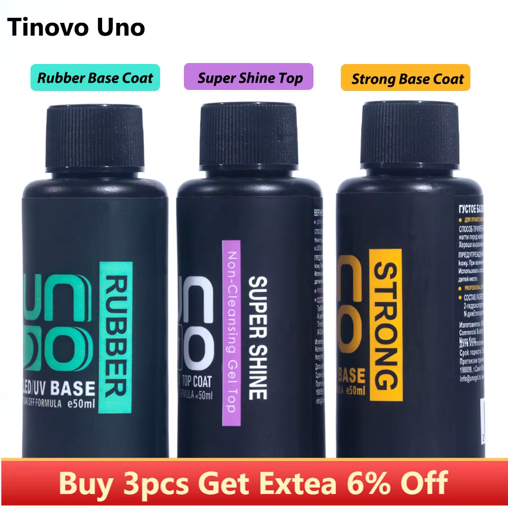 Tinovo Uno 50ML couche de Base en caoutchouc solide