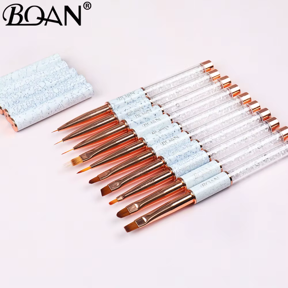 BQAN – brosse à ongles marbrée or Rose