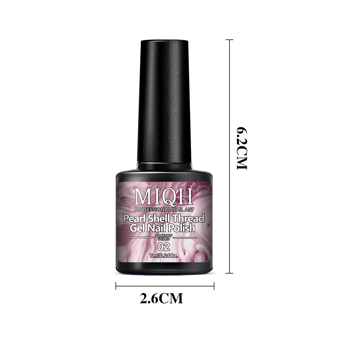 Ensemble de vernis à ongles Gel perlé de 7ml