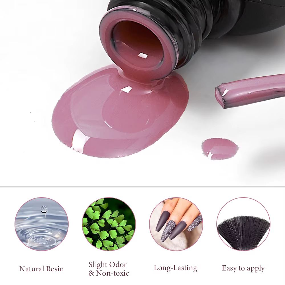 Kits de vernis à ongles Gel de couleur unie