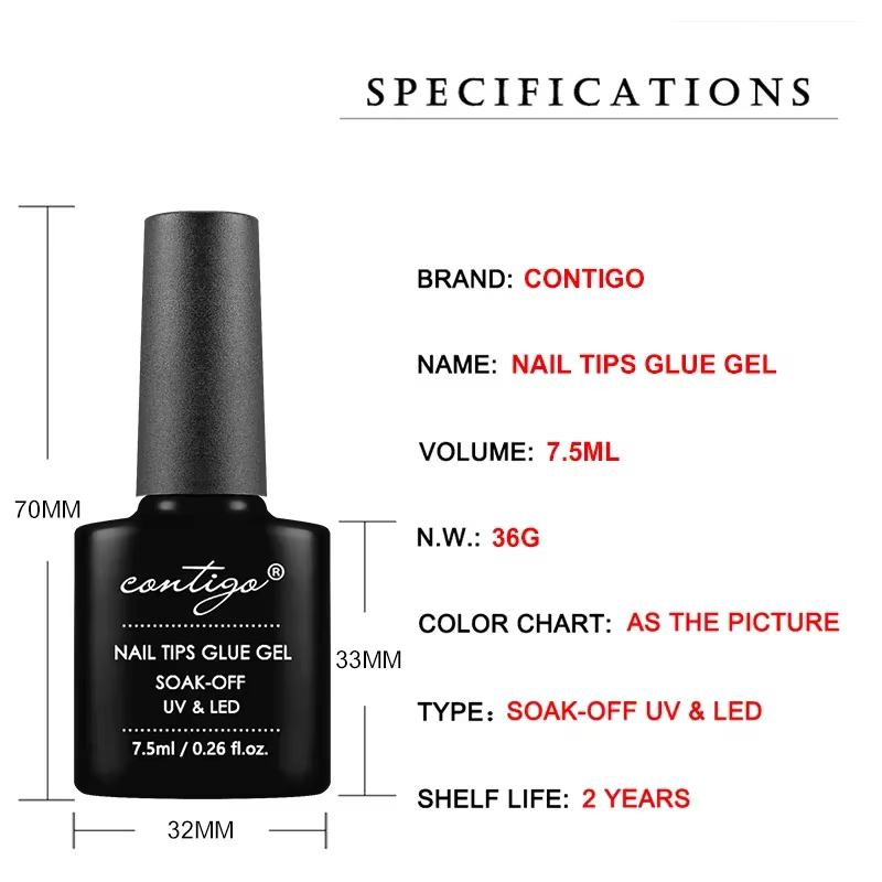 CONTIGO ongles conseils colle Gel UV LED