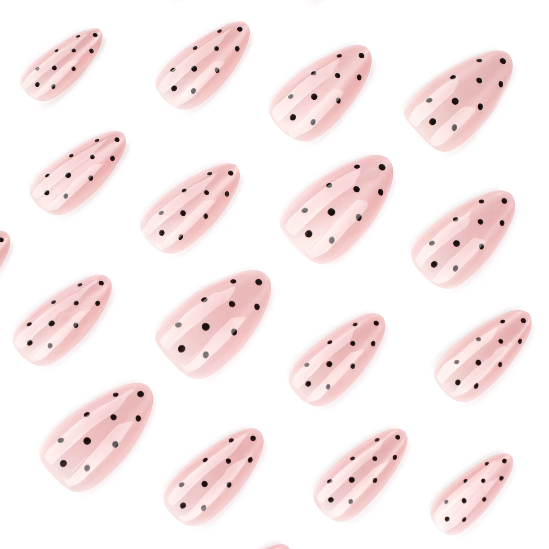 Faux ongles œil de chat rose