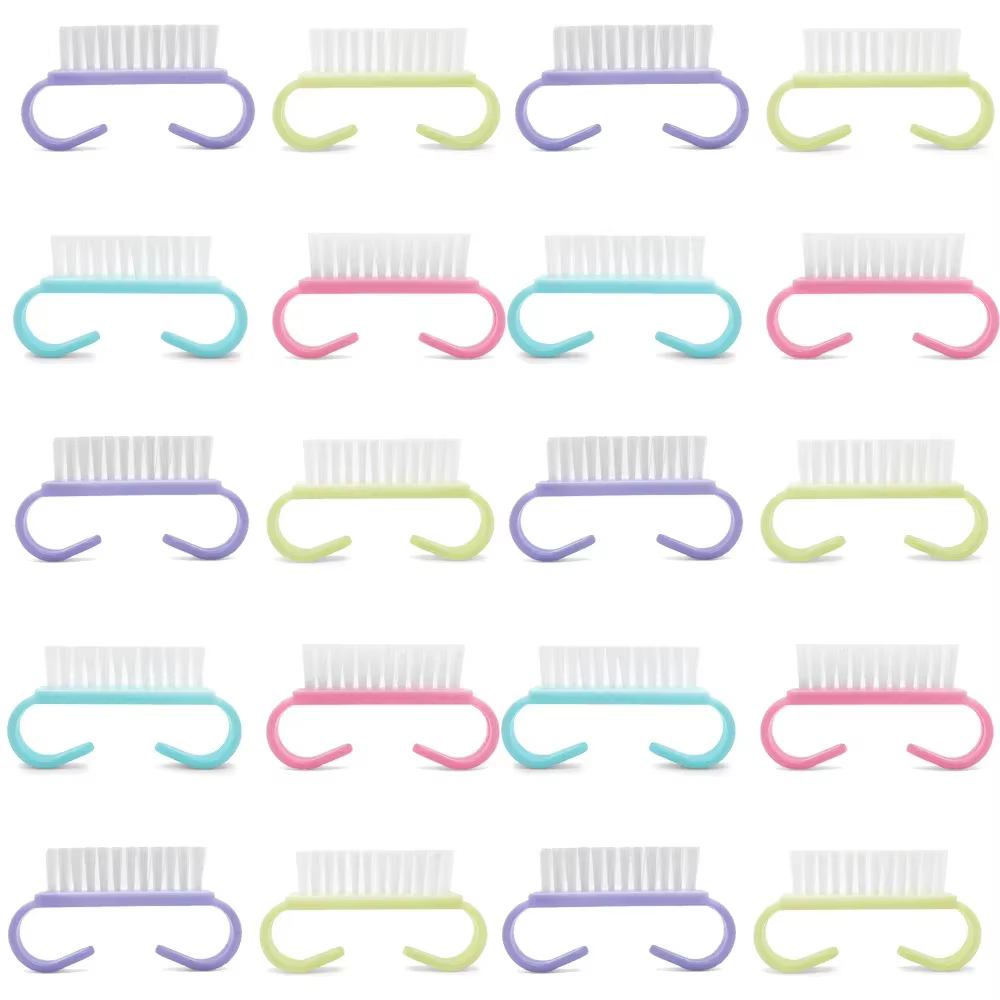 10/20/50/100 pièces poignée Grip Brosse À Ongles GIslande Livres Brosses
