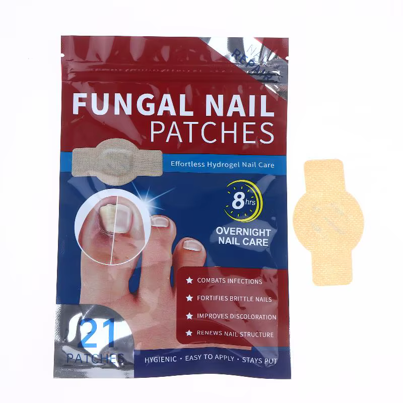2 sachets de patchs gris pour la réparation des ongles