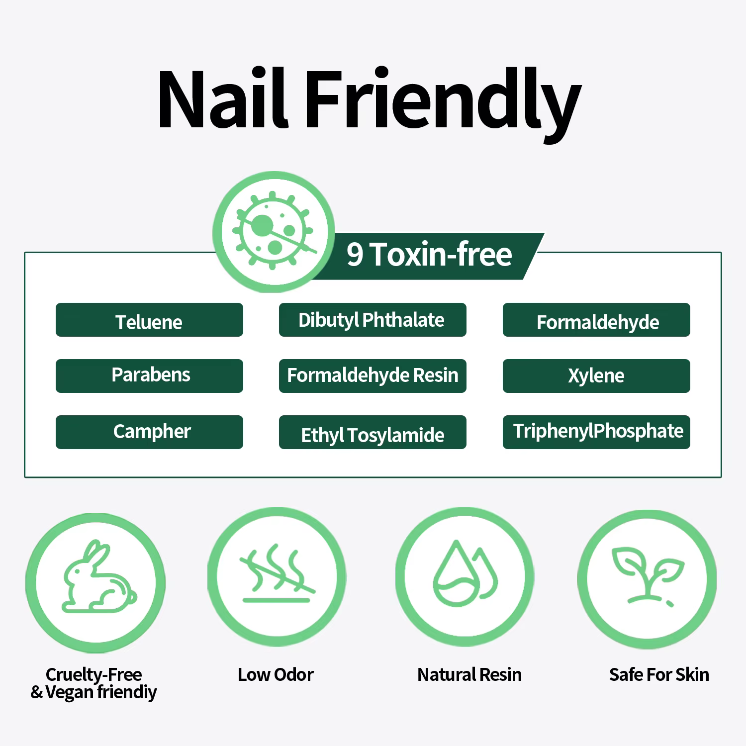 Nailpo HEMA/TPO Free Water Drop Top Coat Sans Résidu Auto-Nivelant Séchage Rapide en 5 Secondes Longue Durée 15ml Parfait pour Effet 3D Qualité Supérieure 1/2pc