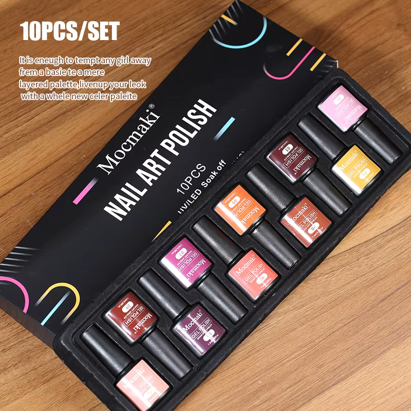 Kit de vernis à ongles en gel 10 pièces/ensemble