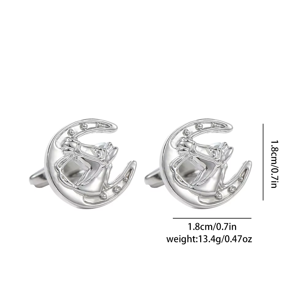 Lèvent de manchette en fer à cheval éléphant pour chemise, accessoires de bijoux animaux, articles bon marché imbibés, ton argent, livraison gratuite