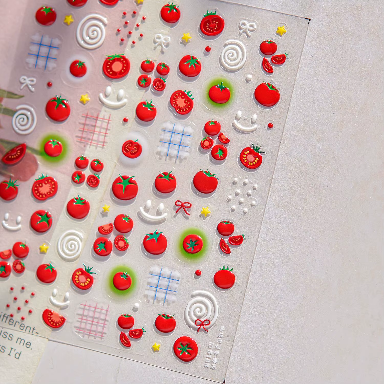 1 autocollant 5D pour nail art