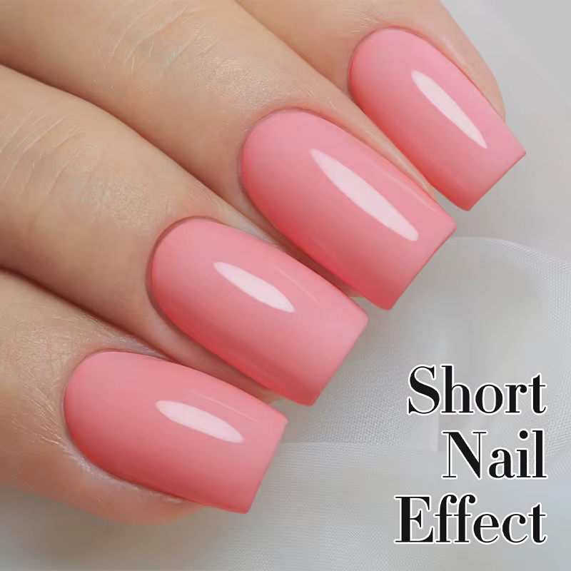 Gel rose pêche Mijiaer - semi-permanent, durcissement UV/LED, professionnel, sans alcool, longue tenue, DIY/salon, manucures quotidiennes