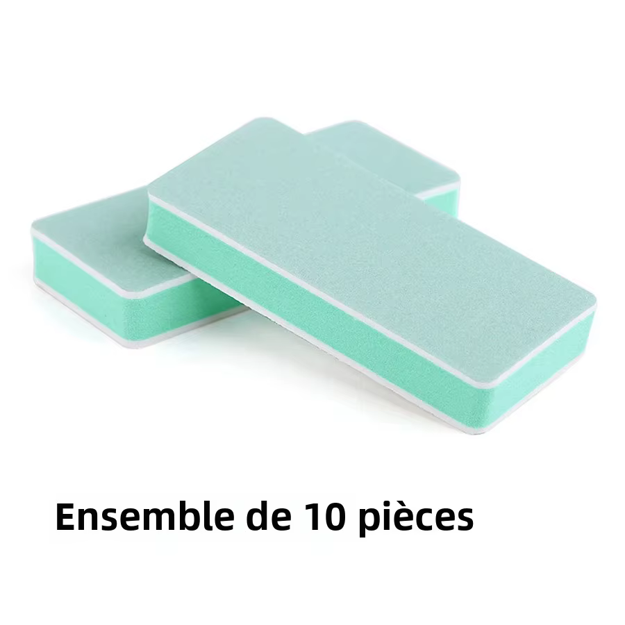 Blocs de polissage des ongles double face