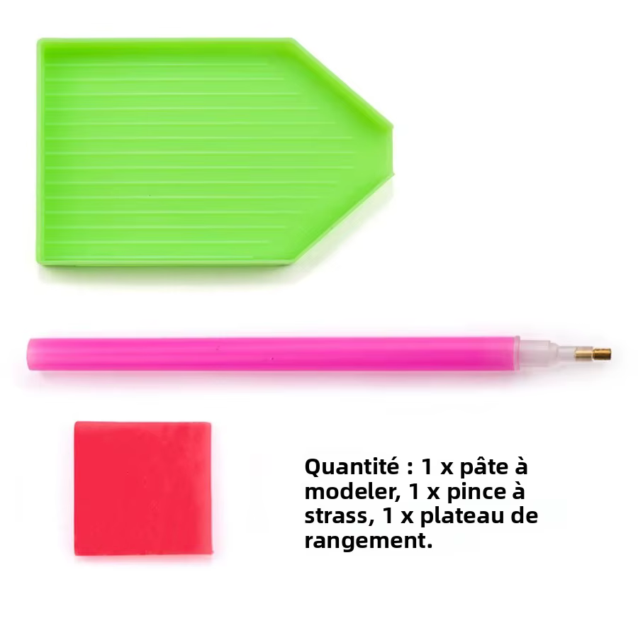 Ensemble de sélecteurs de strass avec stylo à points