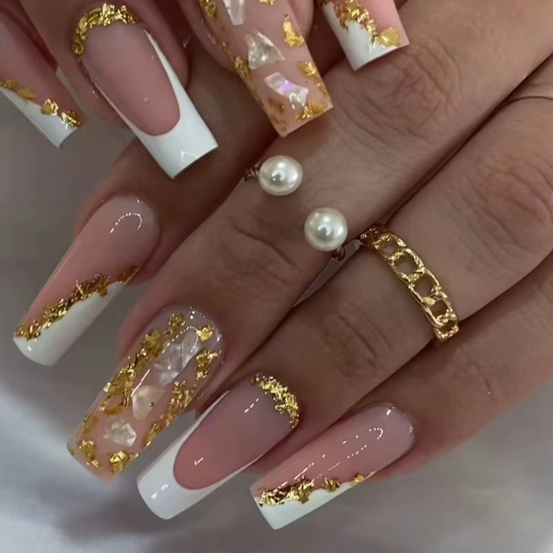 Faux ongles de ballet français à couverture complète