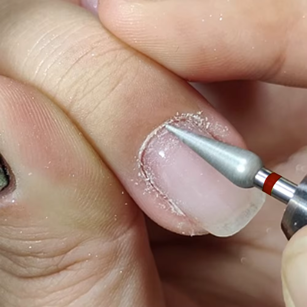 Forets à ongles, Machine de pédicure