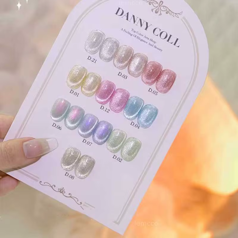 Danny Coll 35 couleurs oeil de chat vernis à ongles Salon de manucure Gel ultraviolet Non toxique écologique Gel