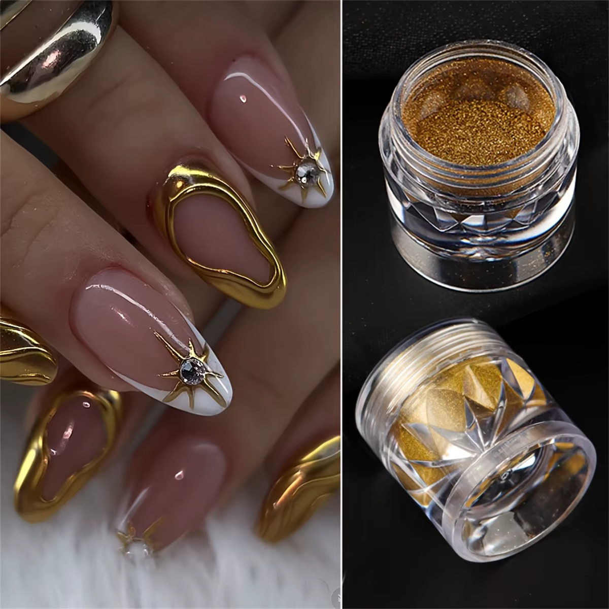 Poudre magique pour ongles