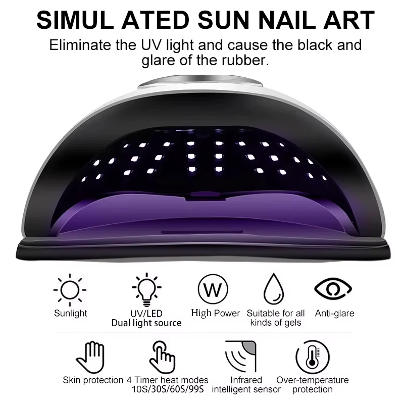 Lampe à ongles professionnelle capteur infrarouge manucure lumière