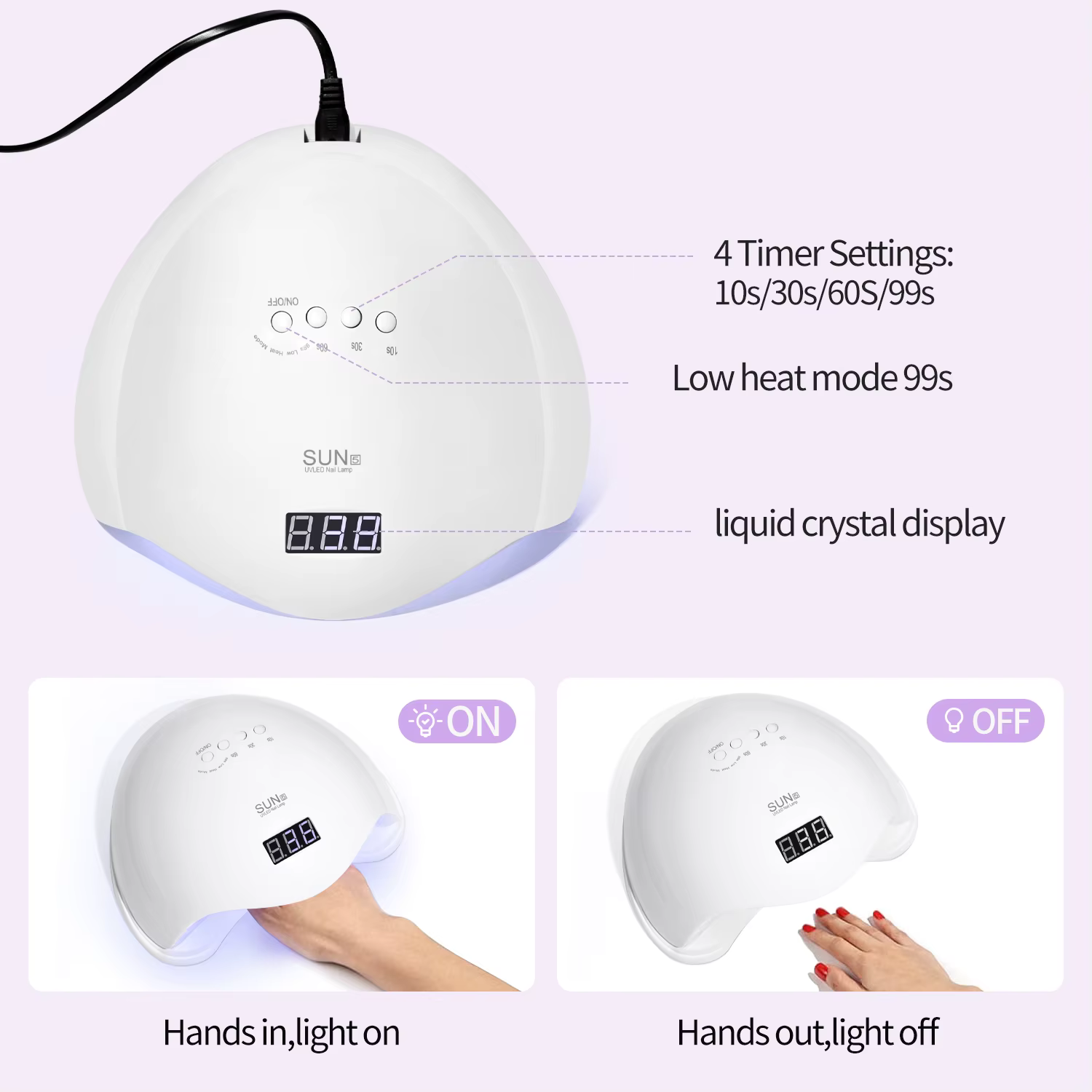 Lampe UV LED 48W pour salon professionnel
