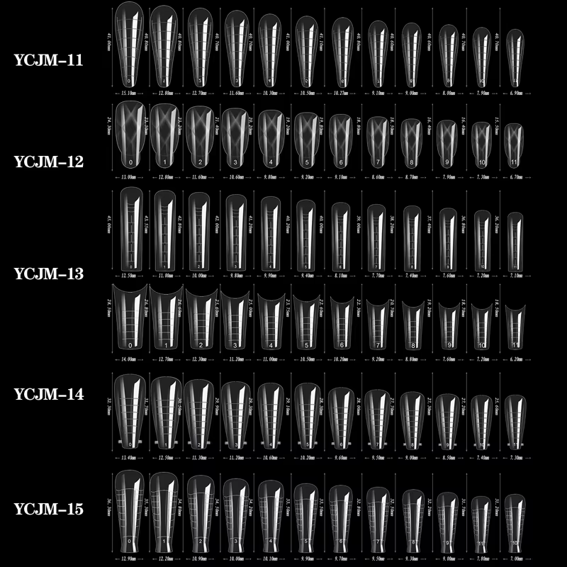 Formes d'extension d'ongles pour vernis Gel UV