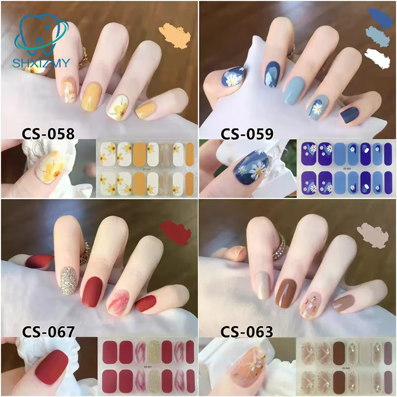 14 ongles simples imperméables à l'eau