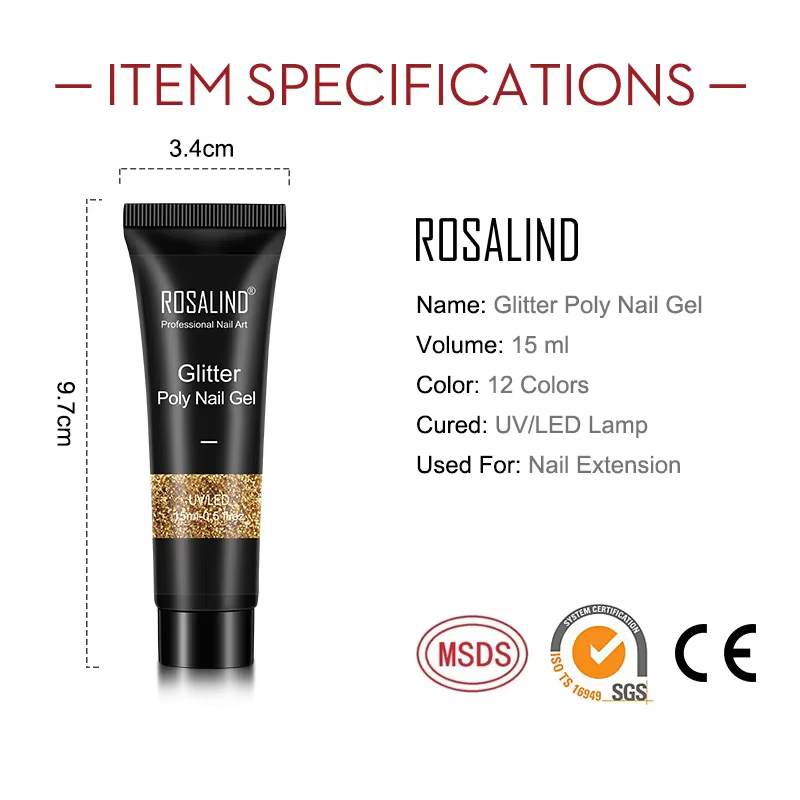 ROSALIND XR-Verhéritage à Ongles Hybride Semi-Permanent