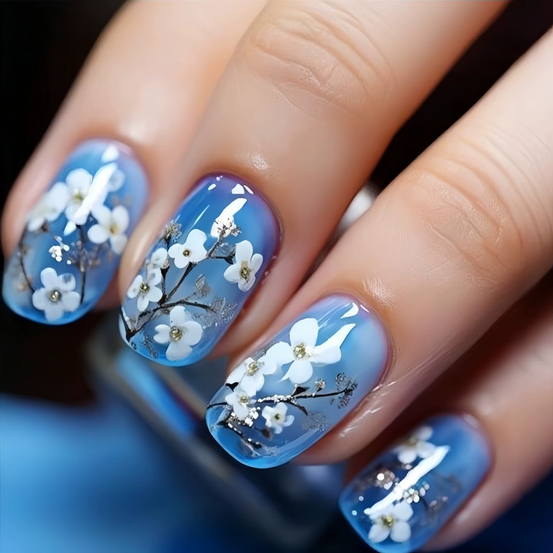 Faux ongles moyens pour femmes et filles