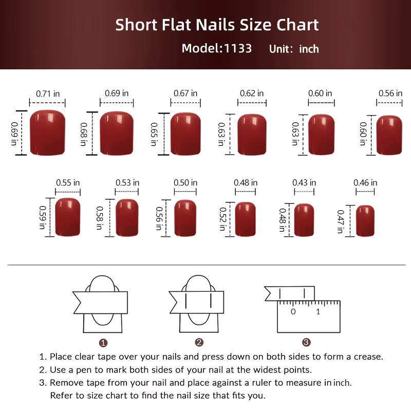24 pièces brillant court plat presse sur ongles rose paillettes Style français faux