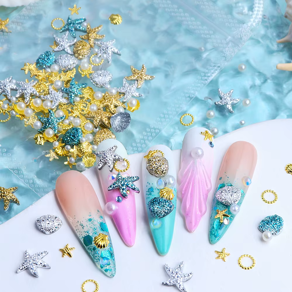 Accessoires pour ongles en forme d'étoile de mer