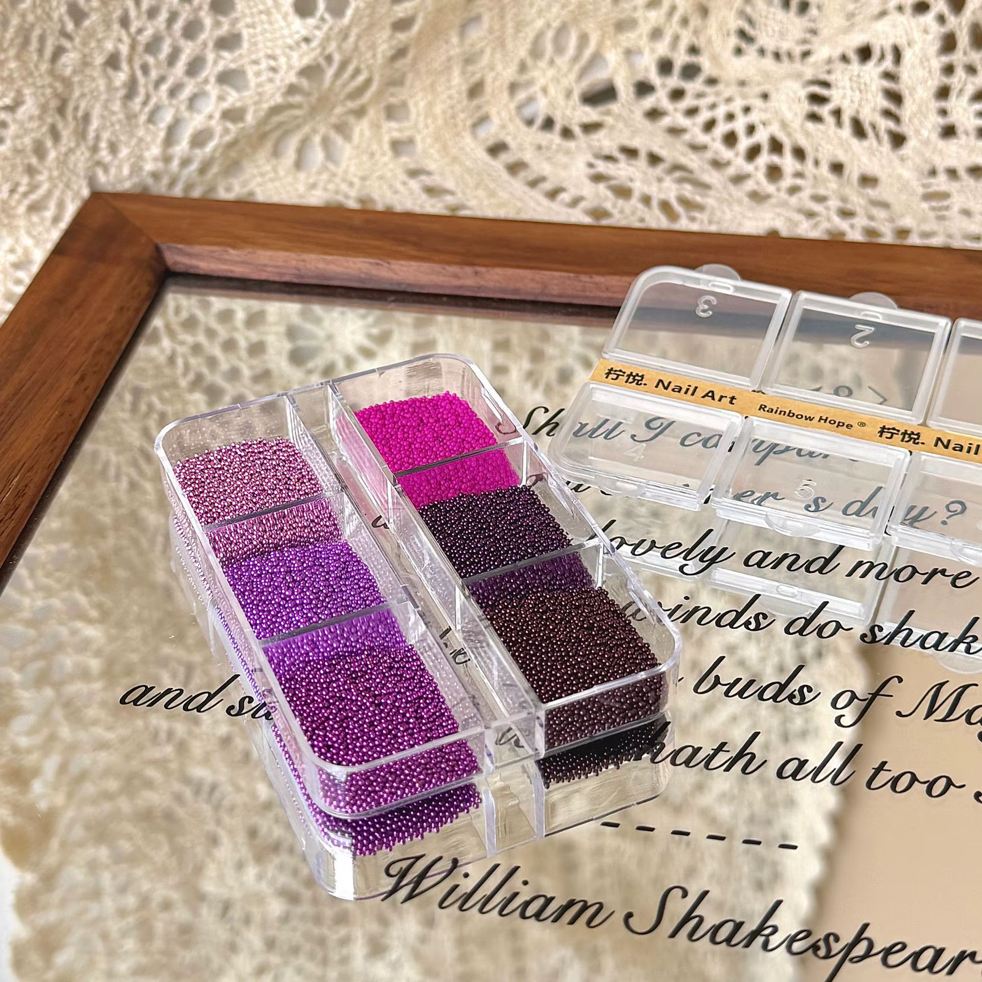 Accessoires pour ongles peints à la bombe style Ins
