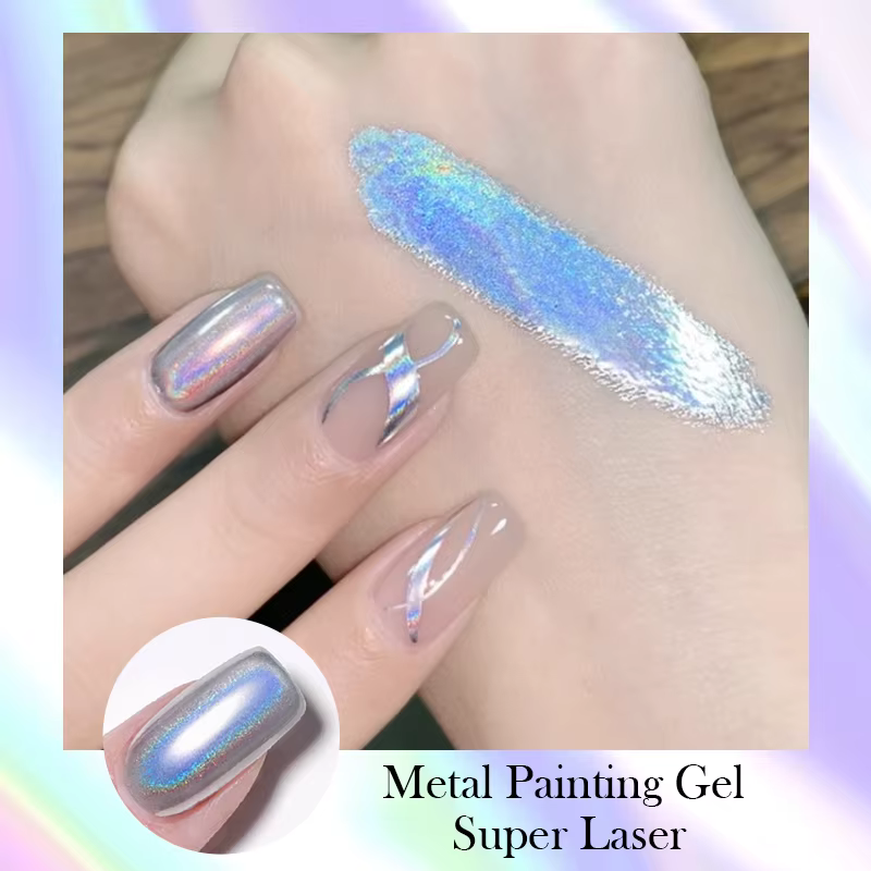 BORN PRETTY – vernis à ongles Gel Super métallique