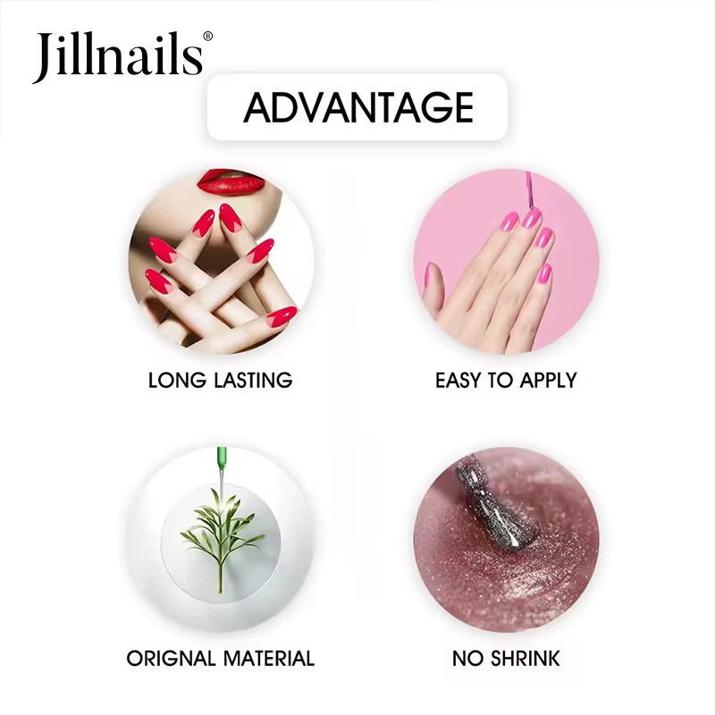 Jillnails 100g Gel de construction naturel en gelée transparente pour extension d'ongles, crème de modelage en caoutchouc