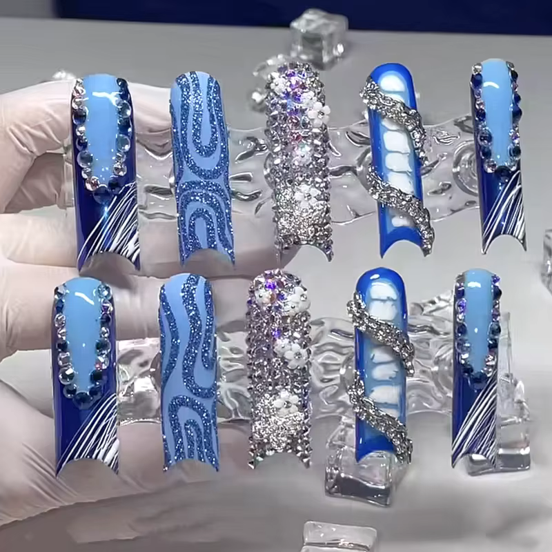 Faux ongles de luxe en acrylique