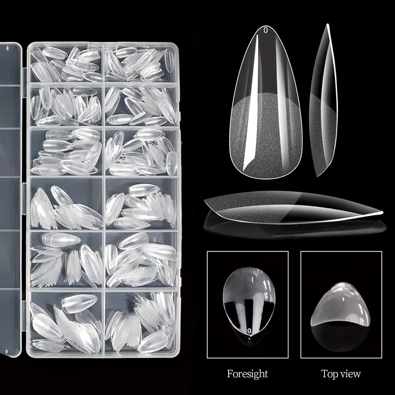 600 patchs pour ongles moyens en forme d'amande
