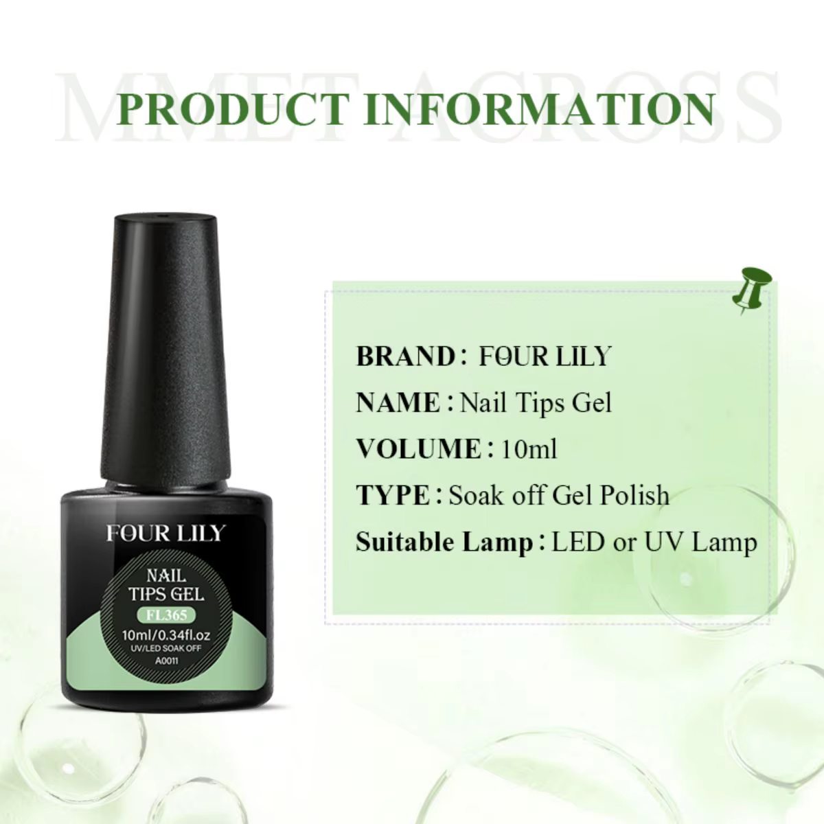 Vernis à ongles Gel 3 en 1