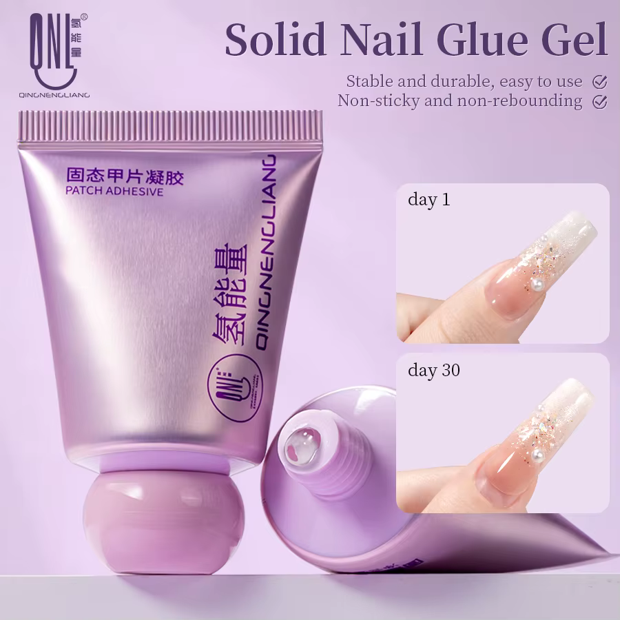 Colle Gel Solide RS pour Faux Ongles 30g – Gel Transparent
