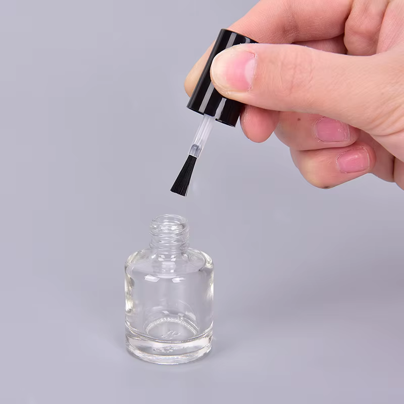 【1 pièce, flacon vide en verre pour vernis à ongles de 5/10/15 ml avec pinceau