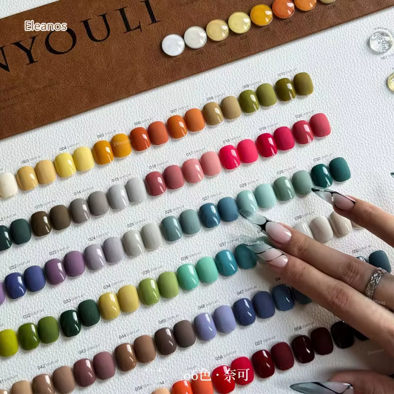 Eleanos-Ensemble de Verhéritage à Ongles Gel UV de 66 Couleurs