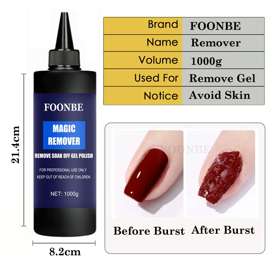 Dissolvant magique vernis à ongles Gel