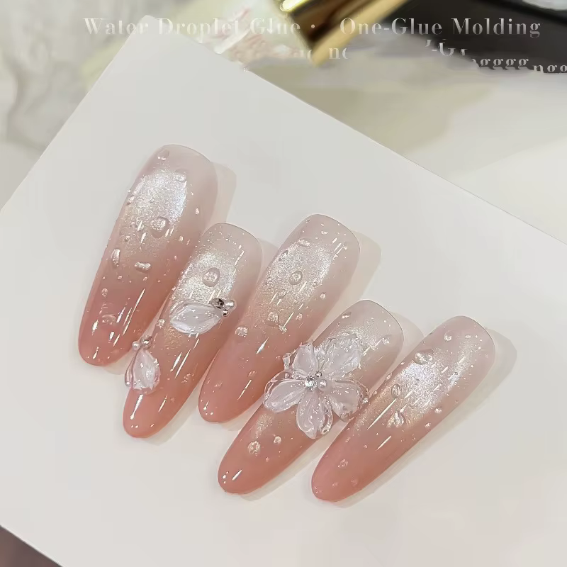 Kit de gel pour ongles effet goutte d'eau