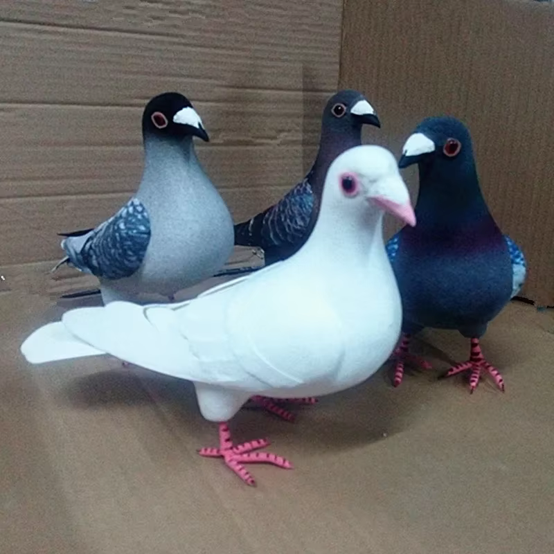 Modèle de Pigeon en mousse de Simulation de grande taille, faux oiseau artificiel, Animal, ornement de jardin de maison, décoration Miniature
