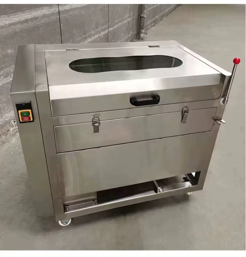 Machine industrielle de nettoyage et d'épluchage de pommes de terre à brosse rotative, laveuse de légumes, pour racines de lotus et huîtres, haute efficacité, personnalisable