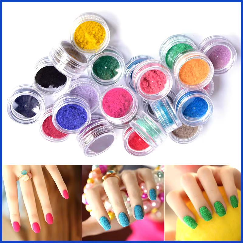 24 couleurs velours poudre villosités 3D flocage