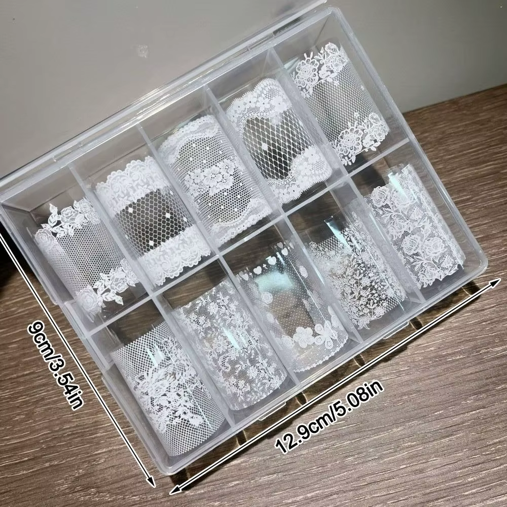 Autocollants pour ongles en dentelle
